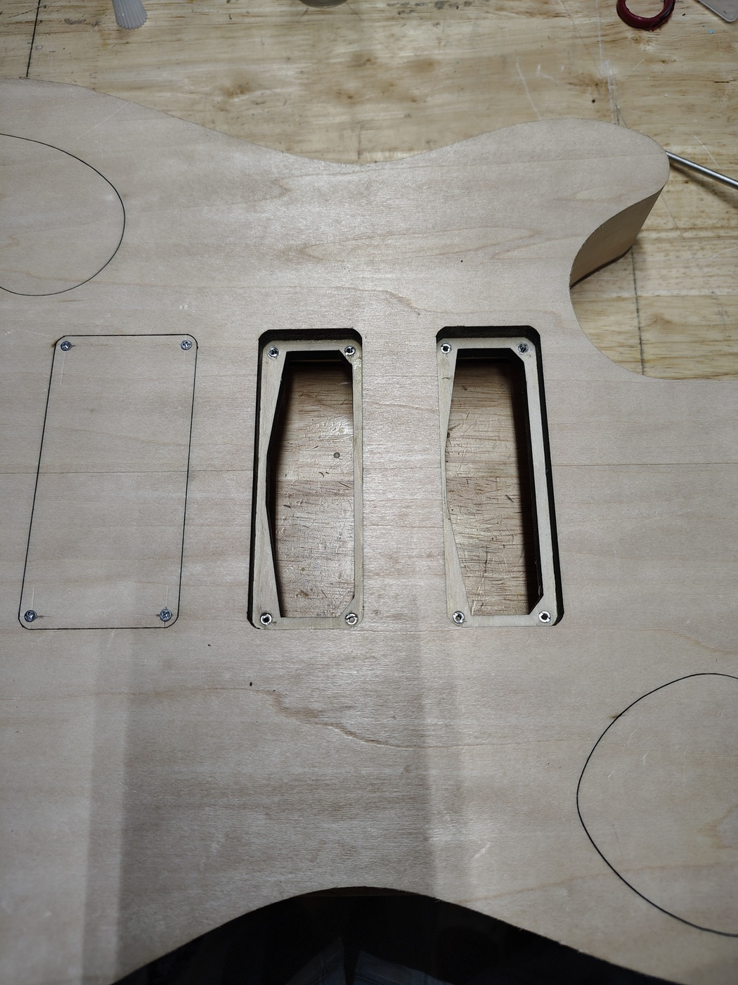 Attaching the pickup cover
                  plates