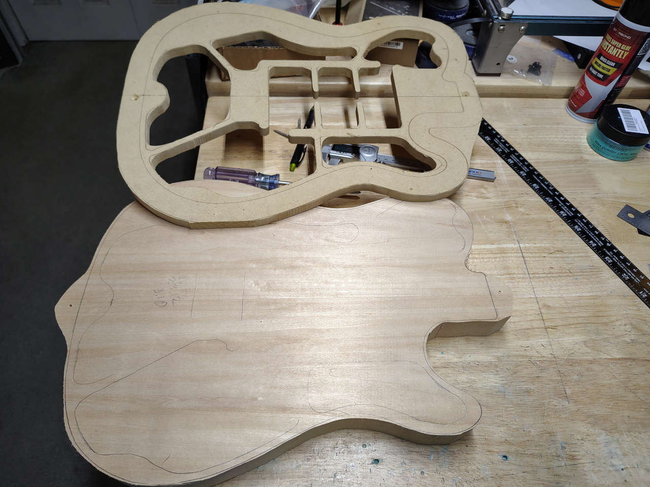 Chamber template and body
                blank