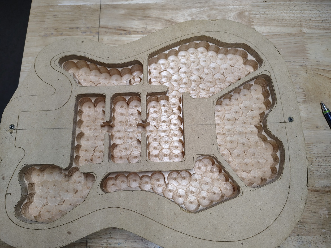 Chambersdrilled to near final
                depth