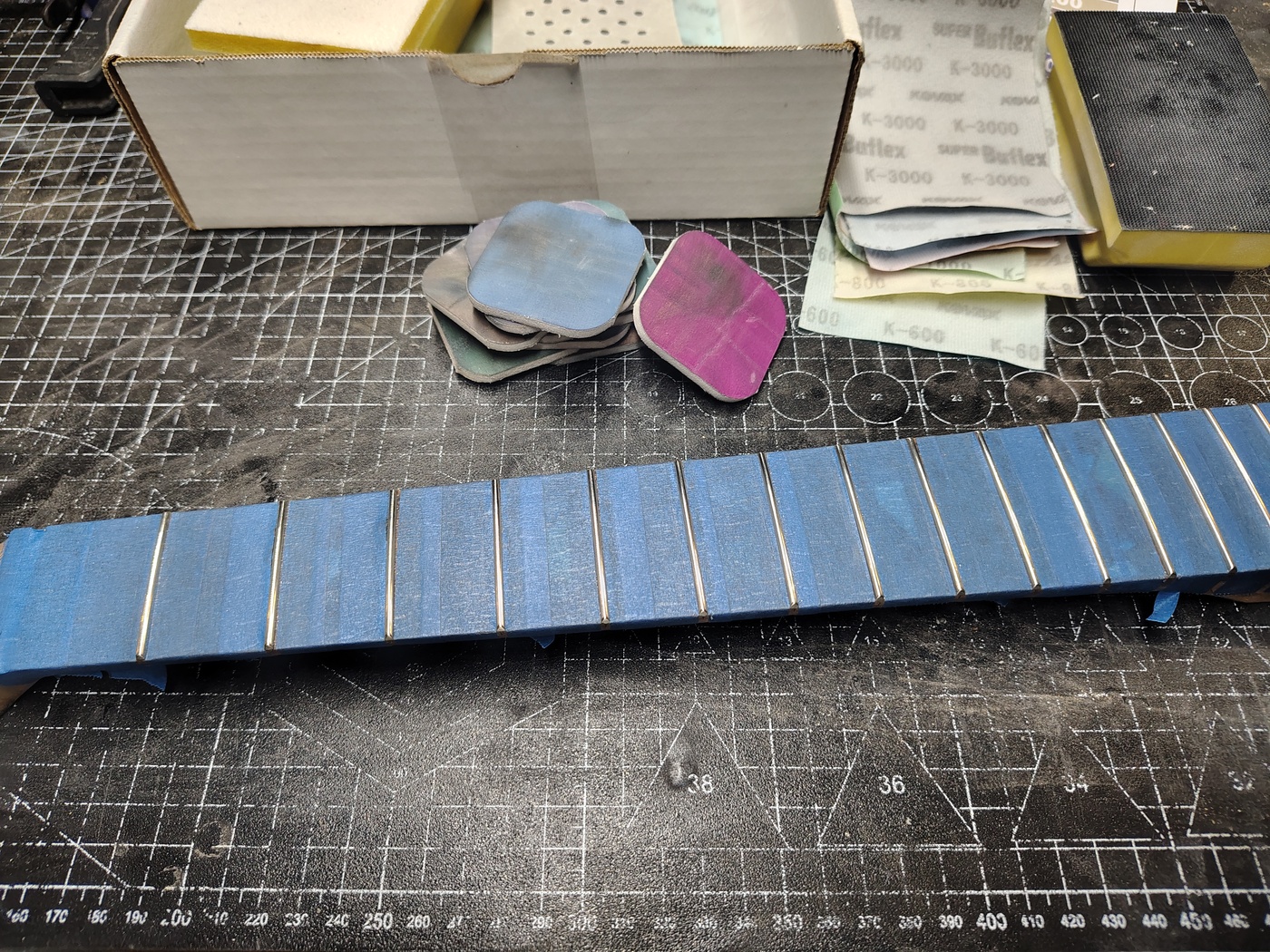 Dressing the
                frets